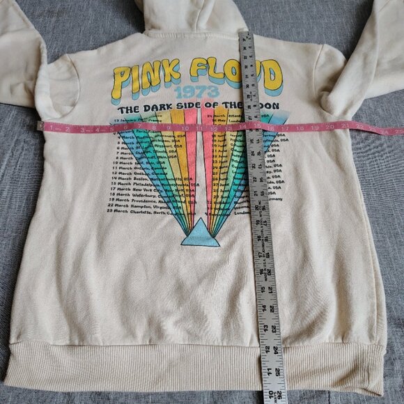 Pink Floyd Hoodie Size Small The Dark Side Of The Moon 1973 Tour Print Modern - Picture 8 of 12